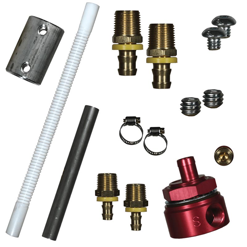 FASS STK1003 Diesel Fuel 5/8 In Fuel Module Suction Tube Kit Includes Bulkhead Fitting