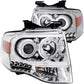 ANZO 2007-2014 Ford Expedition Projector Headlights Chrome