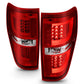 ANZO 2009-2013 Ford F-150 LED Taillights Red/Clear