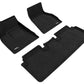 3D Maxpider 15-19 Tesla Model S Elegant 1st 2nd Row - Floor Mat Set (Black)