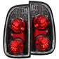 ANZO 2000-2006 Toyota Tundra Taillights Black (Regular &amp; Access Cab Models Only)