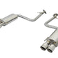 aFe Takeda 16-17 Lexus RC 200T 2.0L (t) 2in. SS Axle-Back Exhaust System w/Polished Tips