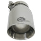 aFe MACH Force-Xp Universal 304 SS Single-Wall Clamp-On Exhaust Tip - Polished