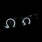 ANZO 2006-2011 Honda Civic Projector Headlights w/ Halo Black (CCFL)