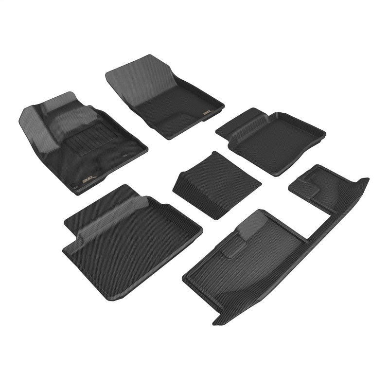 3D MAXpider 22-25 Mitsubishi Outlander Phev - Kagu Floor Mat - Black