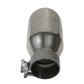 aFe MACH Force-Xp Univ 304 SS Double-Wall Clamp-On Exhaust Tip - Polished - 3in Inlet - 4.5in Outlet