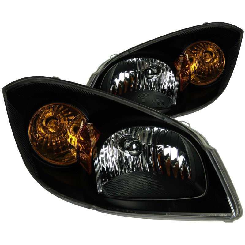 ANZO 2005-2010 Chevrolet Cobalt Crystal Headlights Black