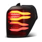 AlphaRex 10-21 Toyota 4Runner PRO-Series LED Tail Lights Jet Black