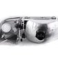 ANZO 1993-1997 Ford Ranger Crystal Headlights Chrome w/ Corner Lights 2pc