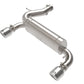 aFe Vulcan 3in 304 SS Axle-Back Exhaust 2021 Ford Bronco L4-2.3L (t)/V6-2.7L (tt) w/ Polished Tips