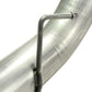 aFe Atlas 5in DPF-Back Aluminized Steel Exh Sys Ford Diesel Trucks 11-14 v8-6.7L td wrinkled blk tip