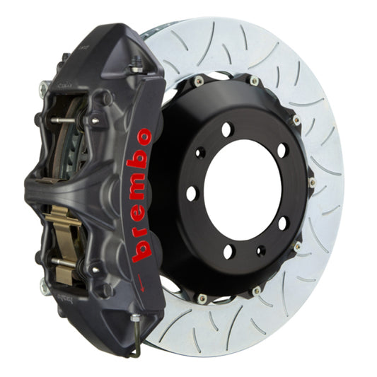 Brembo 01-04 996 Turbo (Excl PCCB) Fr GTS BBK 6Pis Cast 380x34 2pc Rotor Slotted Type3-Black HA