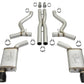 aFe MACHForce XP 3in 304 SS Cat-Back Exhausts w/ Black Tips 15-17 Ford Mustang GT V8-5.0L/V6-3.7L