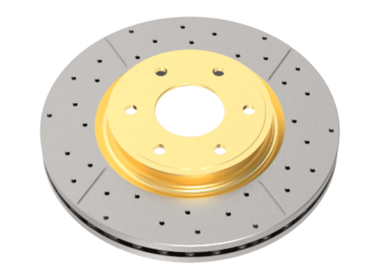 DBA 07-11 Dodge Nitro Front Street Drilled & Slotted Rotor