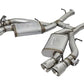 aFe MACHForce XP 3in 304 SS Axle-Back Dual Exhaust (NPP) w/ Polished Tips 16-17 Camro SS V8-6.2L