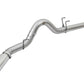 aFe ATLAS 5in DPF-Back Alum Steel Exhaust System w/Polished Tip 2017 Ford Diesel Trucks V8-6.7L (td)