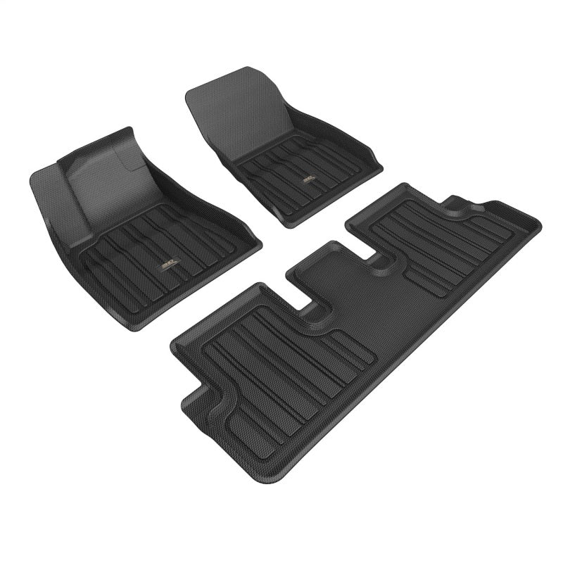 3D Maxpider 2024 Tesla Model 3 Elitect Floor Mat 1st/2nd Row