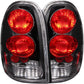 ANZO 1996-2000 Chrysler Voyager Taillights Black