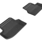 3D MAXpider 2015-2020 BMW 5 Series F10 Kagu 2nd Row Floormats - Black