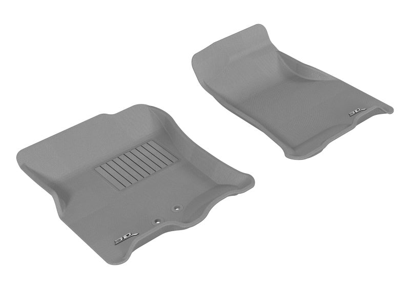 3D MAXpider 2011-2017 Ford/Lincoln Expedition/Navigator Kagu 1st Row Floormat - Gray