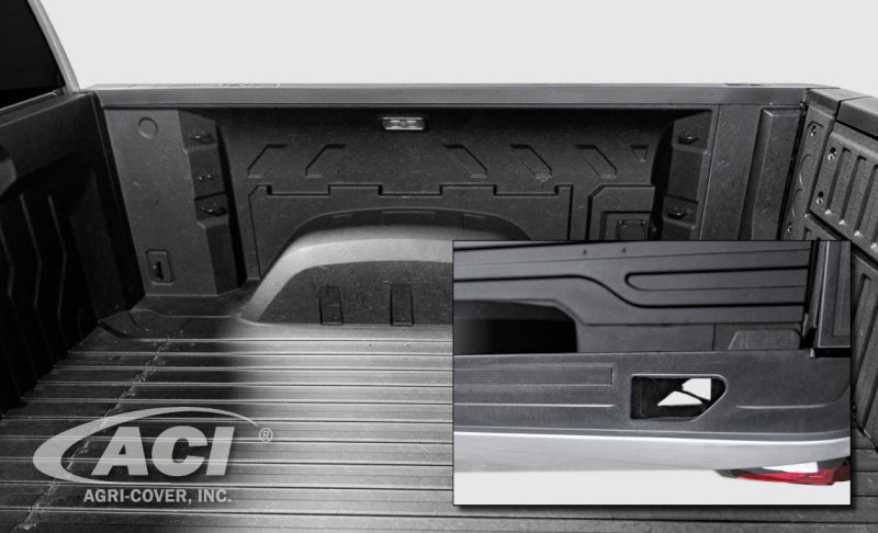 Access LOMAX Folding Hard Cover 19+ Chevy/GMC Full Size 1500 5ft 8in (w/ CarbonPro) Black Urethane