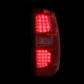 ANZO 2007-2013 Chevrolet Avalanche LED Taillights Red/Clear