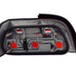 ANZO 1992-1998 BMW 3 Series E36 Coupe/Convertable Taillights Red/Clear