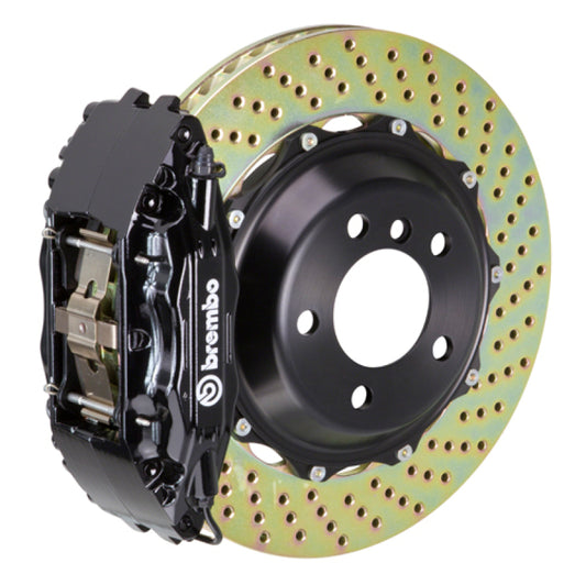 Brembo 00-02 CL500/03-05 S600/03-06 CL600 Fr GT BBK 4Pis Cast 2pc 355x32 2pc Rotor Drilled-Black