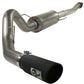 aFe MACHForce XP Exhaust Cat-Back SS-409 4in Black Tip 11-12 Ford F-150 EcoBoost V6-3.5L (tt)