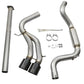 aFe Takeda 3in SS Exhaust Cat-Back 13-16 Ford Focus ST 2.0L Black Tips