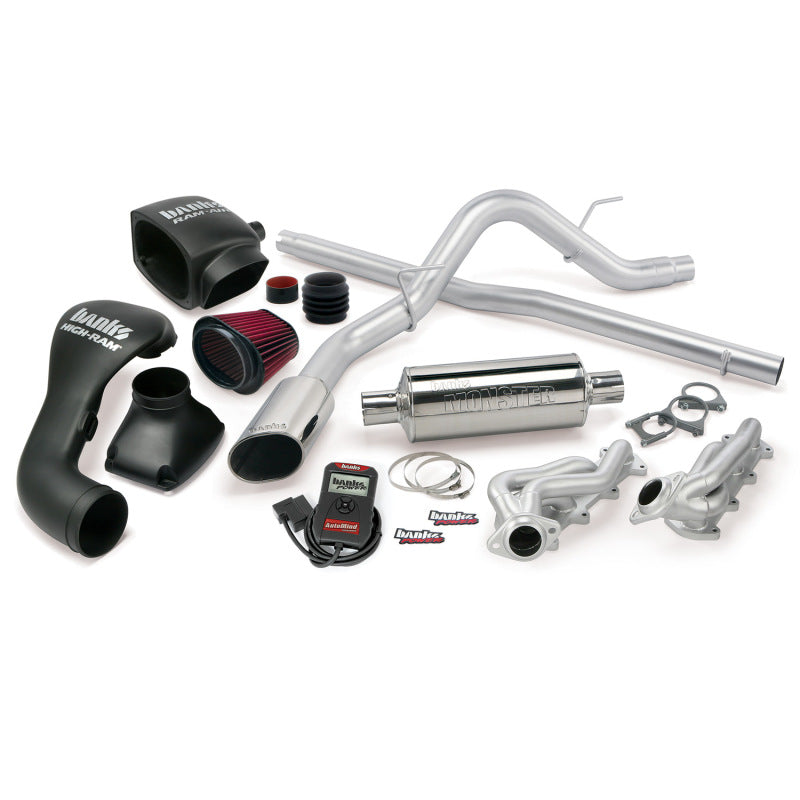 Banks Power 04-08 Ford 5.4L F-150 SCLB/ECMB PowerPack System - SS Single Exhaust w/ Chrome Tip