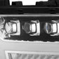 AlphaRex 19-20 Ram 1500HD NOVA LED Proj Headlights Plank Style Chrome w/Activ Light/Seq Signal/DRL