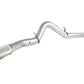 aFe ATLAS 5in DPF-Back Alum Steel Exhaust System Polished Tip GM Diesel Trucks 7.5-10 V8-6.6L td LMM