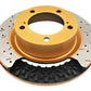 DBA 11-16 Nissan Patrol (Y62) 5.6L Street Series Drilled & Slotted Front Rotor w/Gold Hat