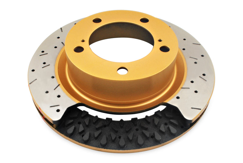 DBA 11-16 Nissan Patrol (Y62) 5.6L Street Series Drilled & Slotted Front Rotor w/Gold Hat