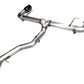 AWE 19-23 BMW 330i / 21-23 BMW 430i Base G2X Track Edition Axle Back Exhaust - Diamond Black