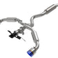 aFe 23-24 Toyota GR Corolla L3 1.6L (t) Gemini XV 3in to 2-1/2in Cat Back Exhaust w/ Blue Flame Tips