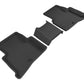 3D MAXpider 2017-2020 Kia Sportage Kagu 2nd Row Floormats - Black