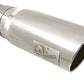 aFe MACHForce XP Exhaust 5in DPF-Polished, GM Diesel Trucks 07.5-10 V8-6.6L 9(td) LMM