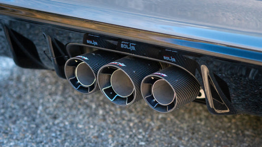 Borla 2023 Honda Civic Type R MT ATAK Catback Exhaust w/ 4in Black Anodized Carbon Fiber Tips