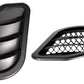 Daystar 1986-1992 Jeep MJ Comanche Side Hood Vent Kit Black Pair