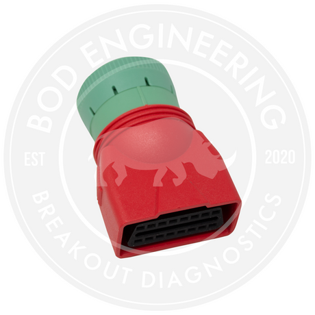 2017+ OBD2 J1939 Heavy Duty Construction Truck Equipment SAE J1962 To J1939 Connector