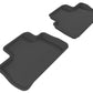 3D MAXpider 2007-2014 Land Rover Lr2 Kagu 2nd Row Floormats - Black