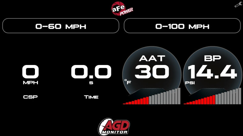 aFe AGD Advanced Gauge Display Digital 5.5in Monitor 08-18 Dodge/RAM/Ford/GM Diesel Trucks