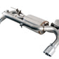 AWE Tuning BMW F3X 335i/435i Touring Edition Axle-Back Exhaust - Chrome Silver Tips (102mm)