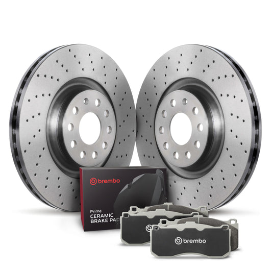 Brembo OE 15-20 Audi A3/2014 Volkswagen Golf Front Disc Brake Kit