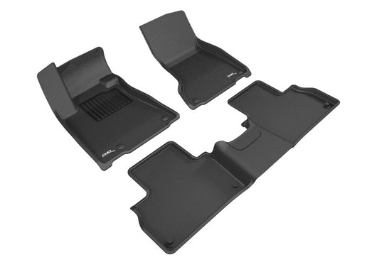 3D Maxpider 17-18 Maserati Levante Kagu Floor Mat- Black R1 R2