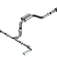 Borla 22-23 Volkswagen Golf GTI 2.0L AT/MT 3inch S-Type Cat-Back Exhaust - 4in Split Single Tips