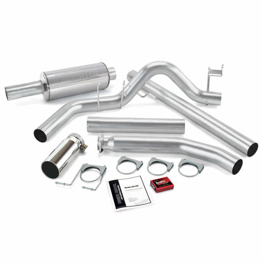 Banks Power 98-00 Dodge 5.9L Std Cab Git-Kit - SS Single Exhaust w/ Chrome Tip