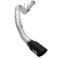 aFe Atlas Exhausts 5in DPF-Back Aluminized Steel Exhaust Sys 2015 Ford Diesel V8 6.7L (td) Black Tip